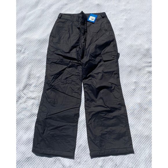 Columbia Men's Small Insulated Waterproof Black Mid Rise Ski Snow